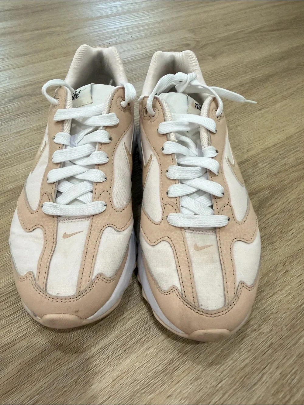 Nike Women’s Light Pink Tan Retro Runner Sneakers